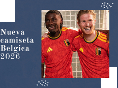 Nueva camiseta Belgica 2026